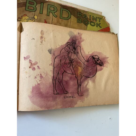 1910’s Antique Color Books & Drawing Book Bundle of 4 Rough Condition - Picture 10 of 14